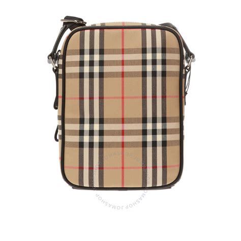 burberry 8023381|Burberry Beige Vintage Check Messenger Bag 8023381.